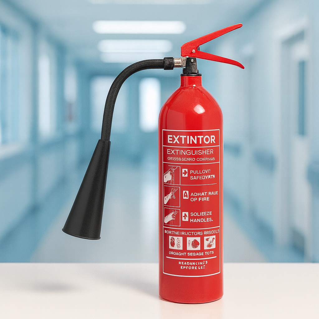 Extintor de CO₂ (2kg / 5kg)